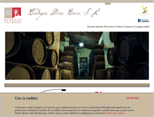 Tablet Screenshot of bodegasdiosbaco.com